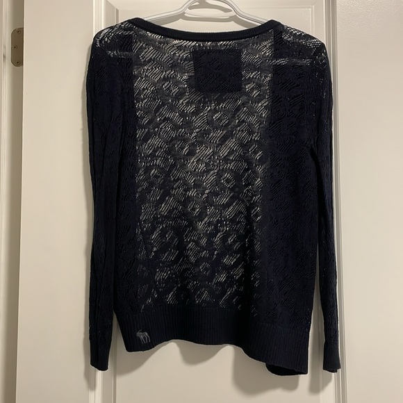 ABERCROMBIE & FITCH Navy Cardigan - Picture 2 of 3